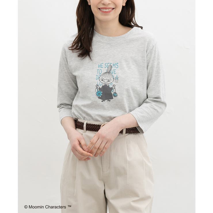 杢グレー | トップス Tシャツ ７分袖Tシャツ | Honeys