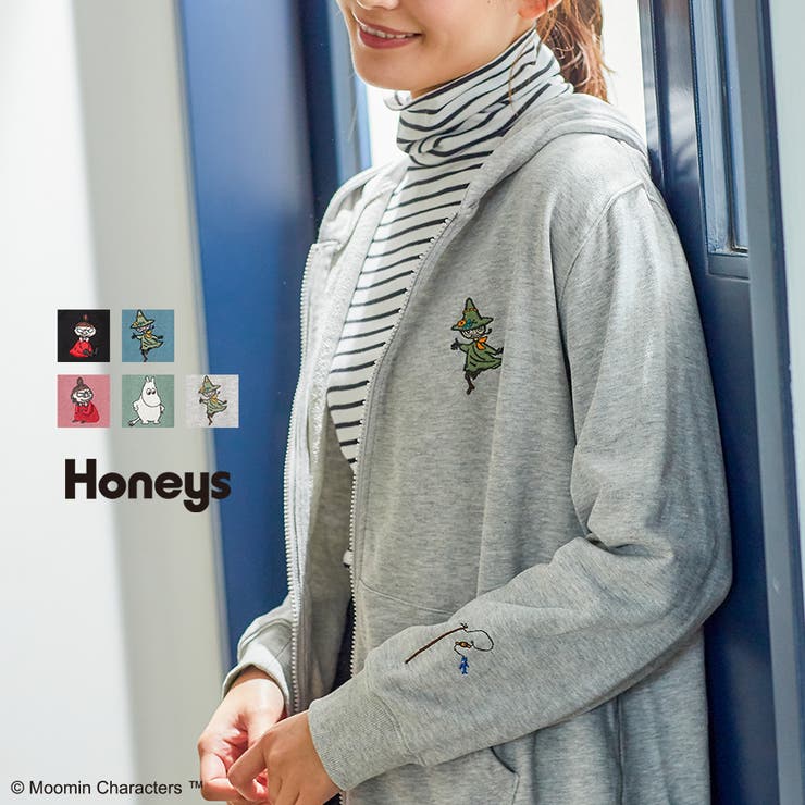トップス パーカー フード 品番 Hnsw Honeys ハニーズ のレディースファッション通販 Shoplist ショップリスト