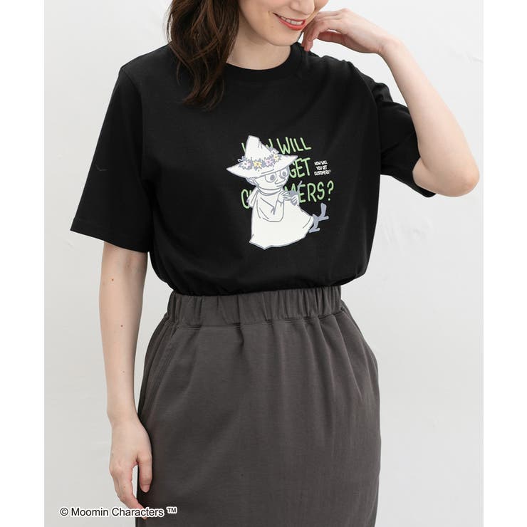 ブラック | トップス Tシャツ 半袖Tシャツ | Honeys