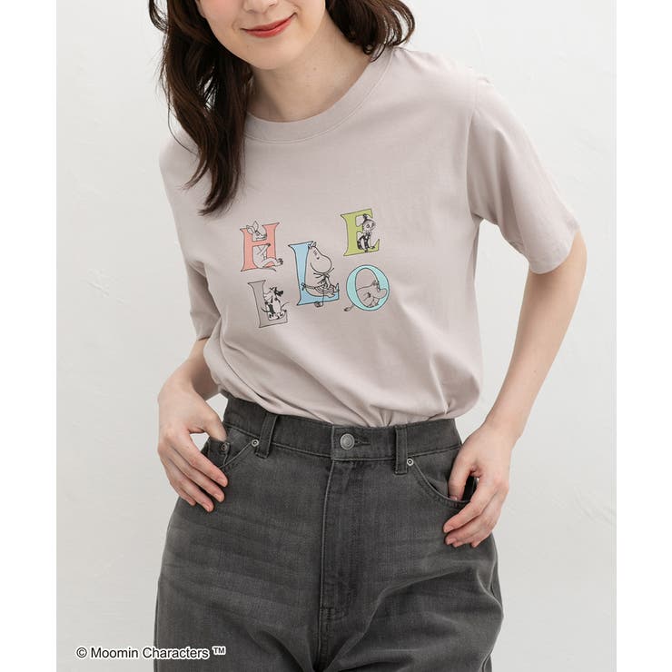 グレージュ | トップス Tシャツ 半袖Tシャツ | Honeys