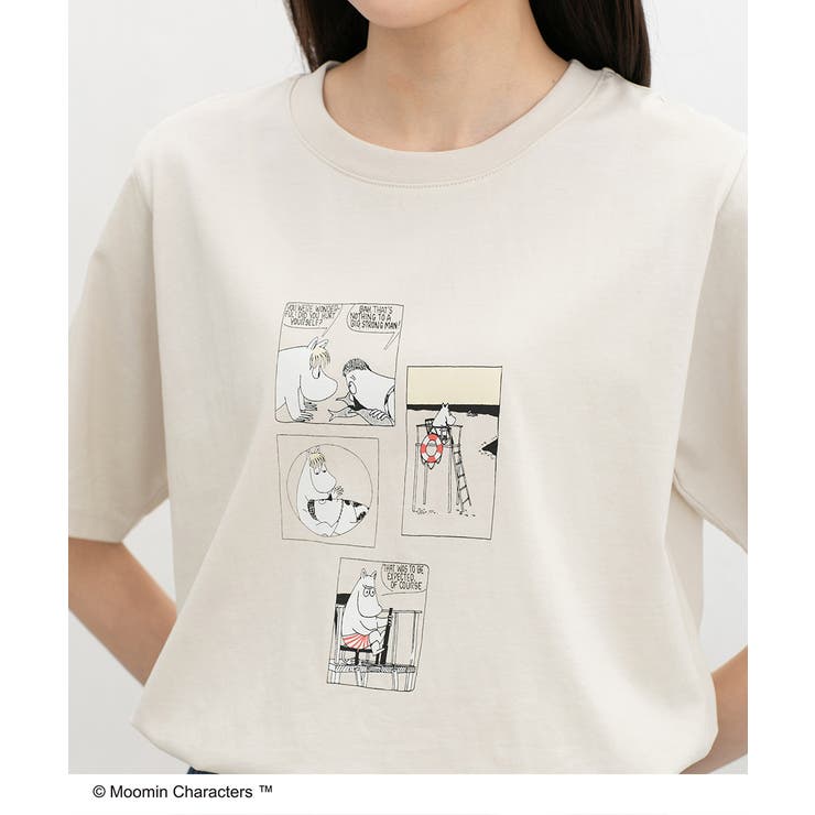 ビーナス　ビーナス Vネック 半袖 プリント＆刺繍 Tシャツ one by one BY HAND ブランド （返品交換ギフト包装不可）カットソー レディース 9号 Mサイズ トップス Tシャツ 半袖Tシャツ[品番：HNSW0011200]｜Honeys