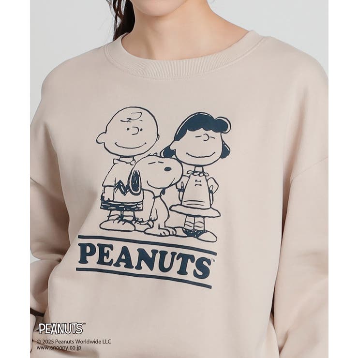 ベージュ | トップス スウェット 長袖 | Honeys