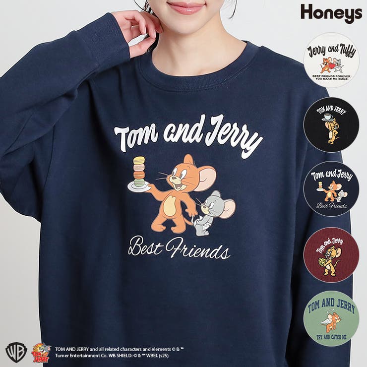 トップス スウェット 長袖 | Honeys | 詳細画像1 