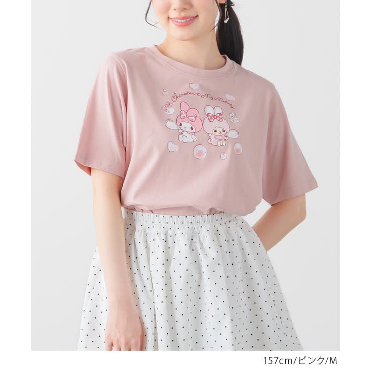 トップス Tシャツ 半袖Tシャツ | Honeys | 詳細画像6 