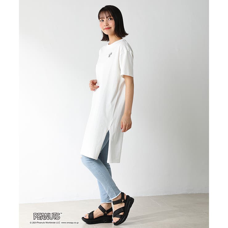 ワンピース Tシャツワンピース 半袖 品番 Hnsw Honeys ハニーズ のレディースファッション通販 Shoplist ショップリスト