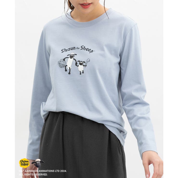 ブルー | トップス カットソー 長袖 | Honeys