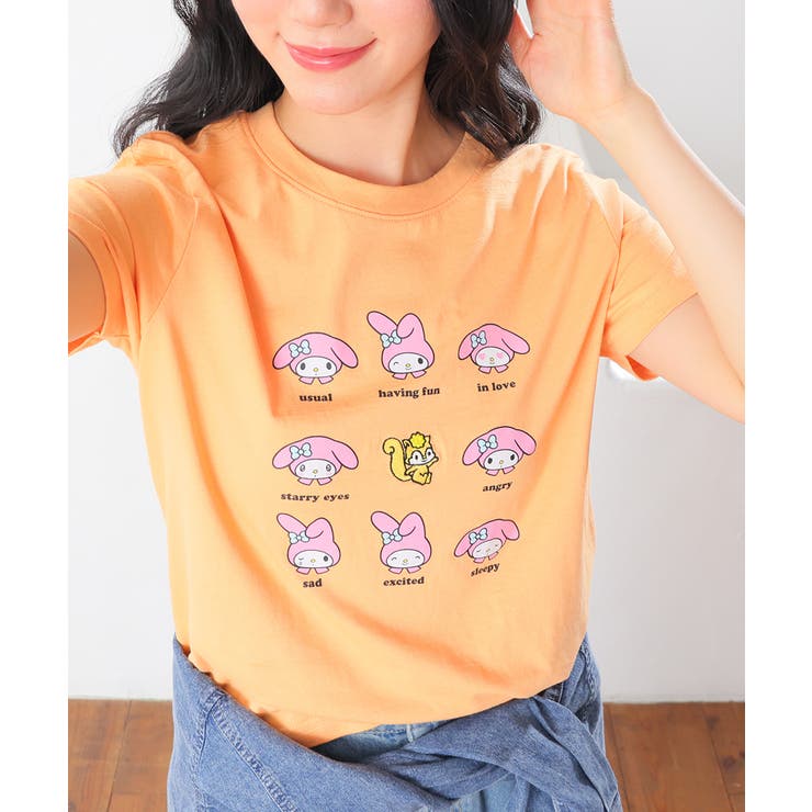 マイメロディ | トップス Tシャツ 半袖Tシャツ | Honeys