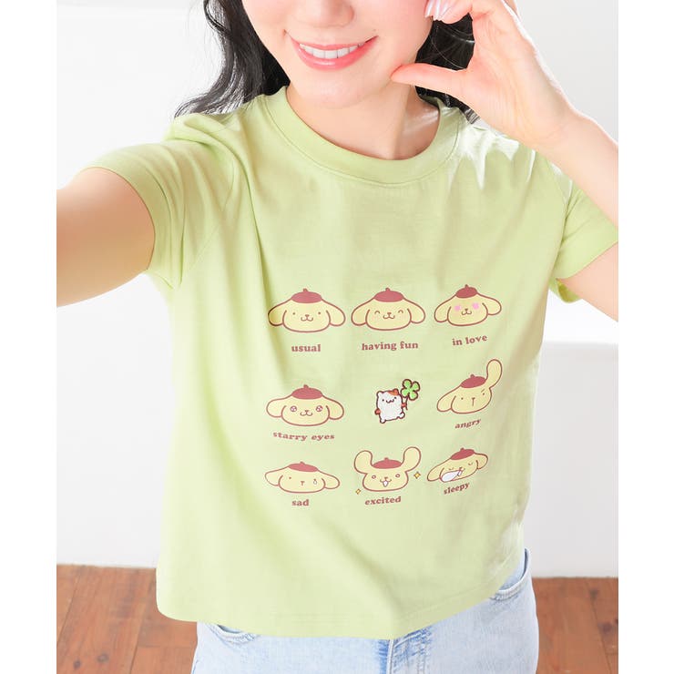 ポムポムプリン | トップス Tシャツ 半袖Tシャツ | Honeys