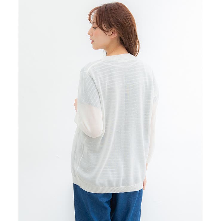 【ハニーズ】トップス カーディガン 8分袖 | Honeys | 詳細画像4 