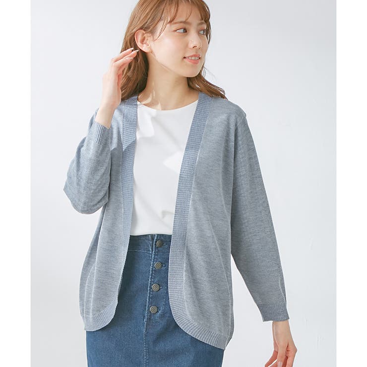 ブルーＭｉｘ | 【ハニーズ】トップス カーディガン 8分袖 | Honeys