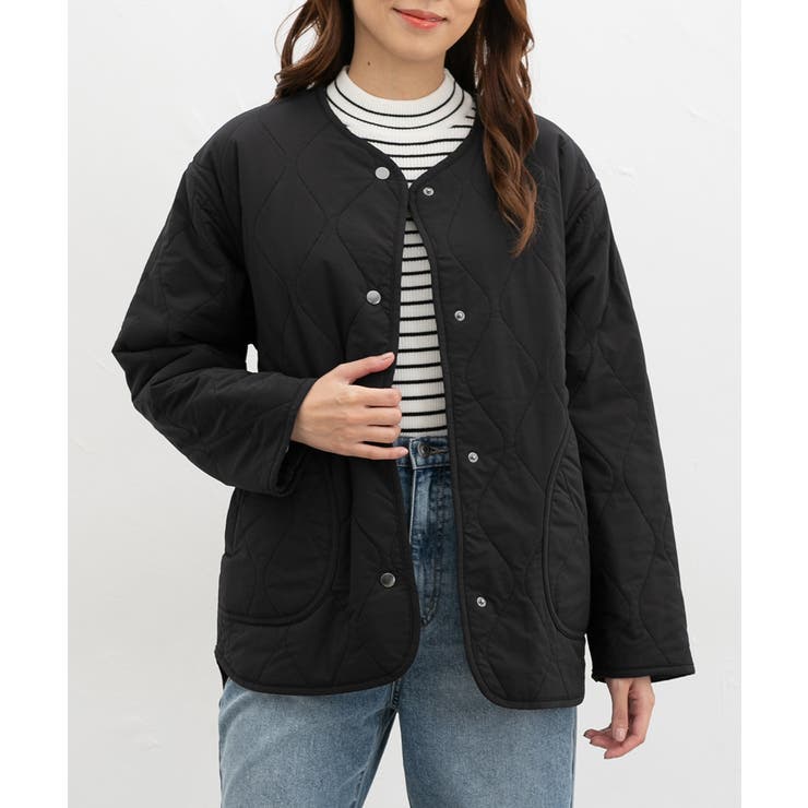 ブラック | アウター ブルゾン ジャケット | Honeys