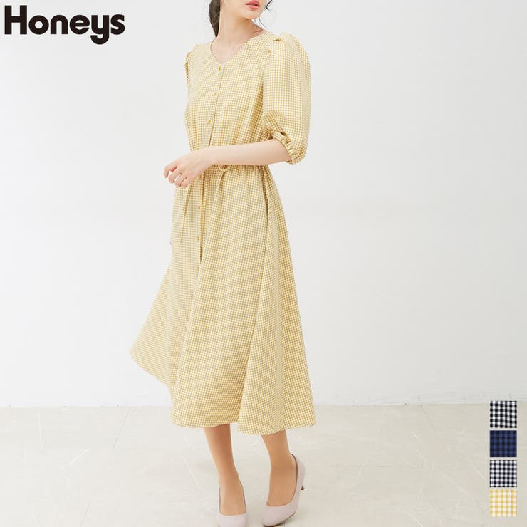 ワンピース ロング丈 5分丈 品番 Hnsw Honeys ハニーズ のレディースファッション通販 毎日送料無料 Shoplist ショップリスト