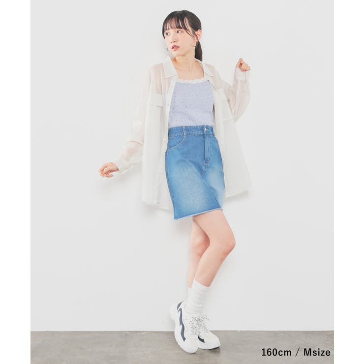 トップス シアーシャツ シャツ[品番：HNSW0010631]｜Honeys