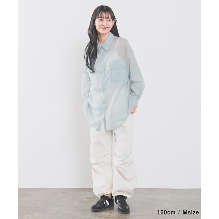 トップス シアーシャツ シャツ | Honeys | 詳細画像7 