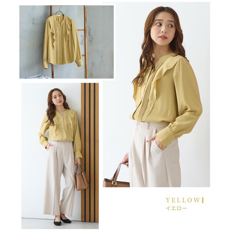 【WEB限定】トップス ブラウス 長袖 | Honeys | 詳細画像14 