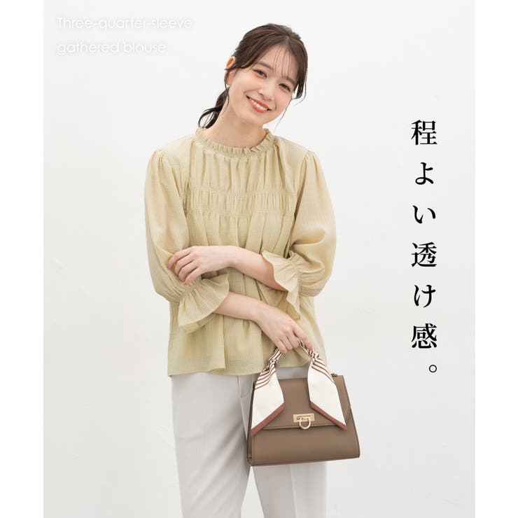 トップス ブラウス オフィス | Honeys | 詳細画像2 