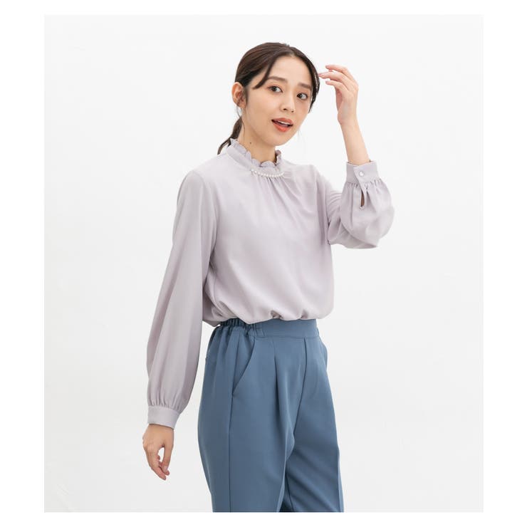 トップス ブラウス 長袖 | Honeys | 詳細画像14 