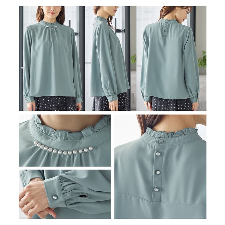 トップス ブラウス 長袖 | Honeys | 詳細画像16 