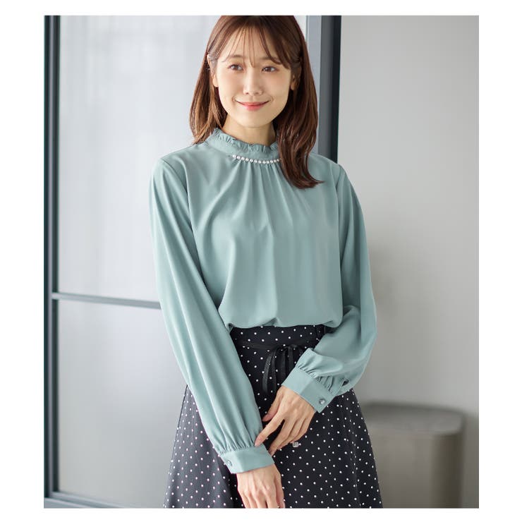 トップス ブラウス 長袖 | Honeys | 詳細画像4 