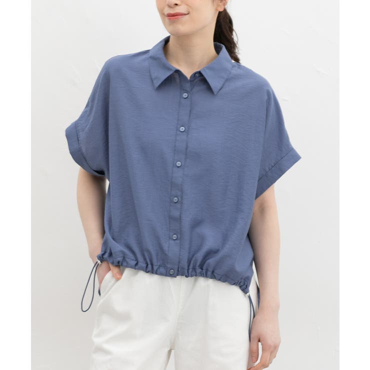 スモーキーブルー | トップス シャツ ブラウス | Honeys
