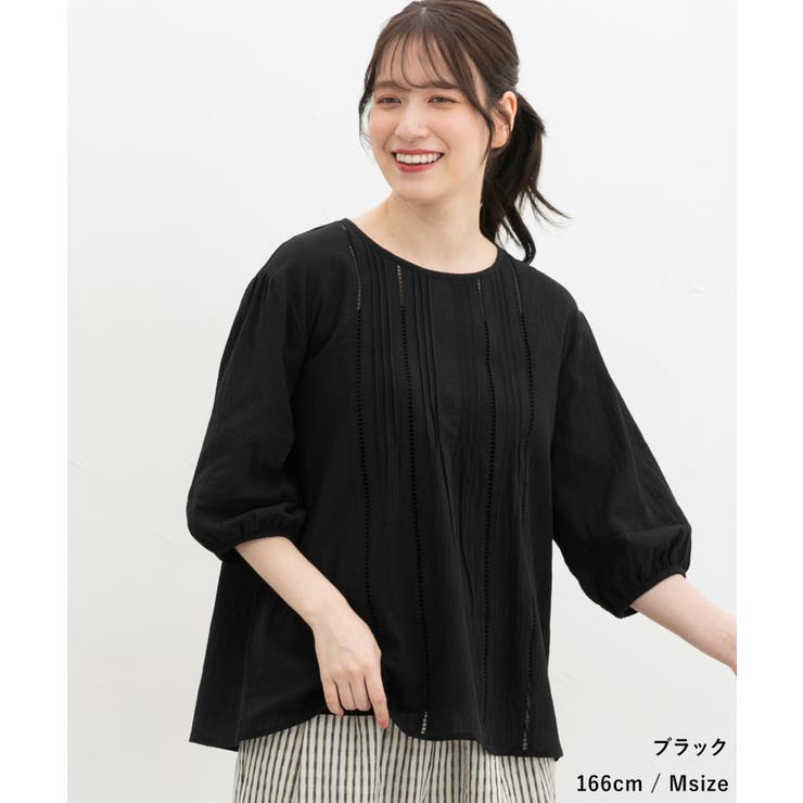 トップス ブラウス ピンタック | Honeys | 詳細画像5 