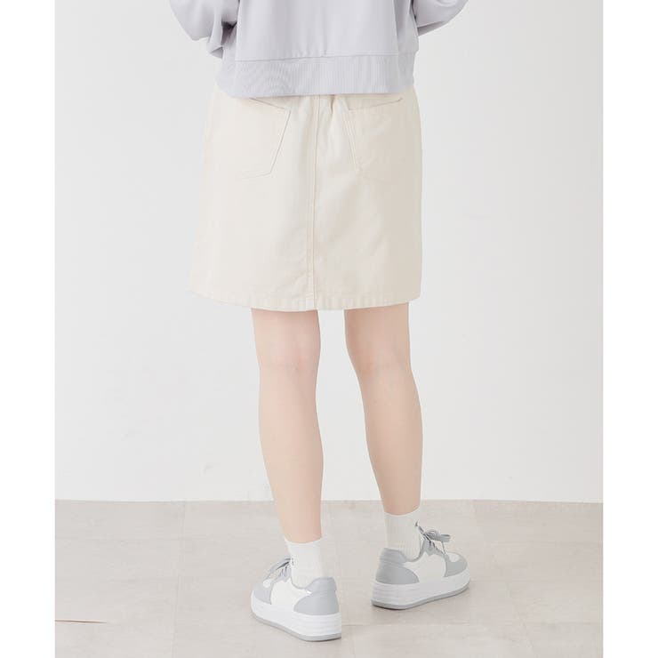 h.NAOTO h.HONEY バタフライハートドット ミニスカート　ホワイト h.NAOTO】Bird Cage Dress/CNF37-O021 WH-PK/M | K
