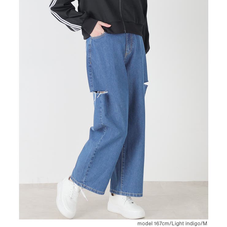 ボトムス パンツ デニム[品番：HNSW0008663]｜Honeys（ハニーズ）のレディースファッション通販｜SHOPLIST（ショップリスト）