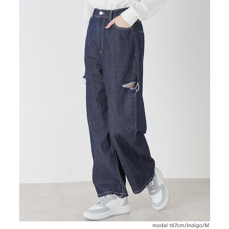 ボトムス パンツ デニム[品番：HNSW0008663]｜Honeys（ハニーズ）のレディースファッション通販｜SHOPLIST（ショップリスト）