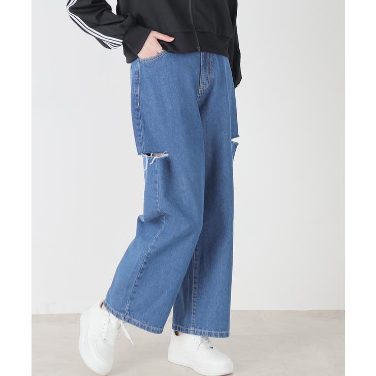 ボトムス パンツ デニム[品番：HNSW0008663]｜Honeys（ハニーズ