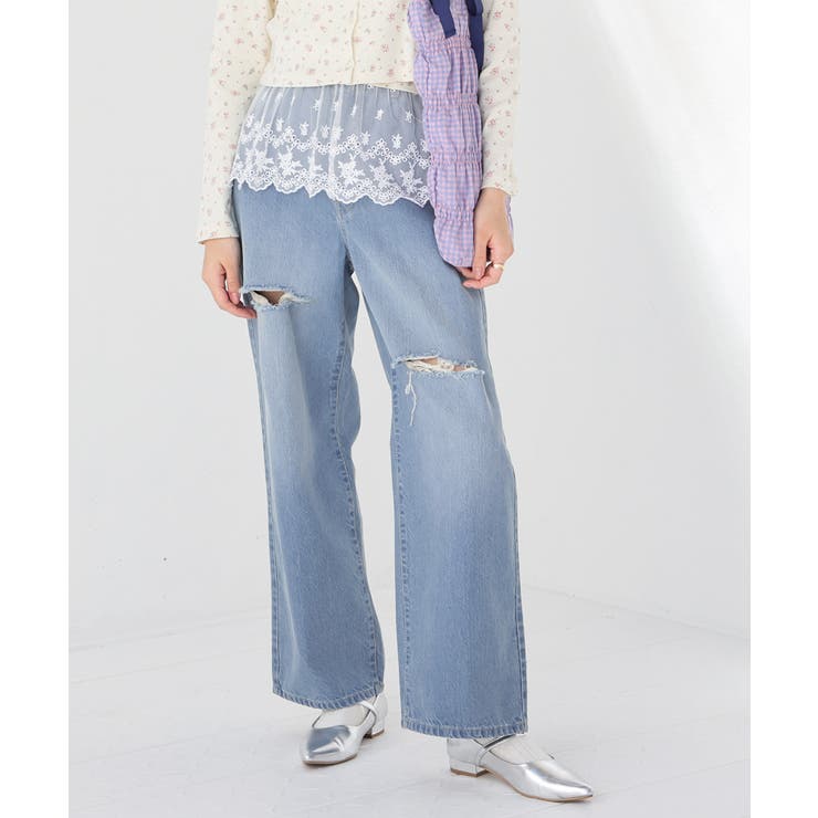 ユーズドブルー | ボトムス パンツ デニムパンツ | Honeys