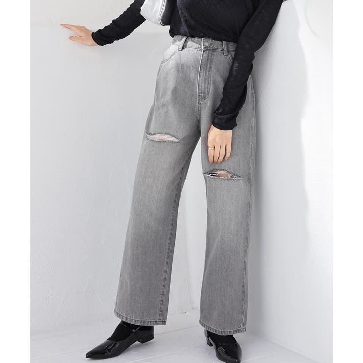 ライトグレー | ボトムス パンツ デニムパンツ | Honeys