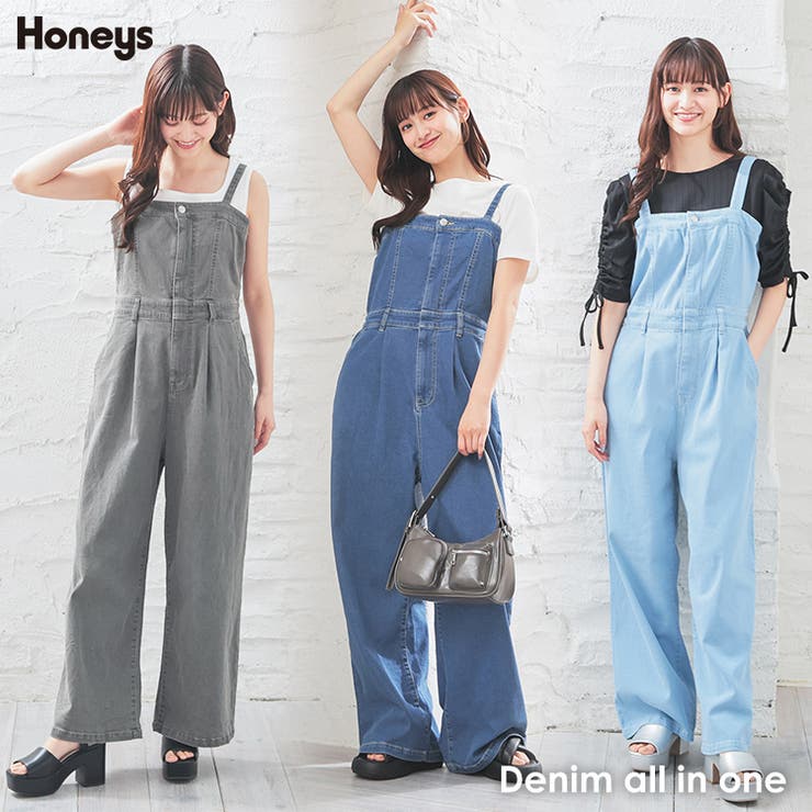 ボトムス オールインワン サロペット | Honeys | 詳細画像1 