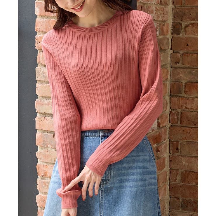 濃ピンク | トップス ニット セーター | Honeys