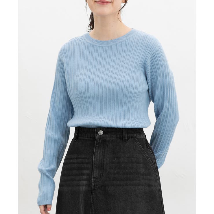 サックス | トップス ニット セーター | Honeys