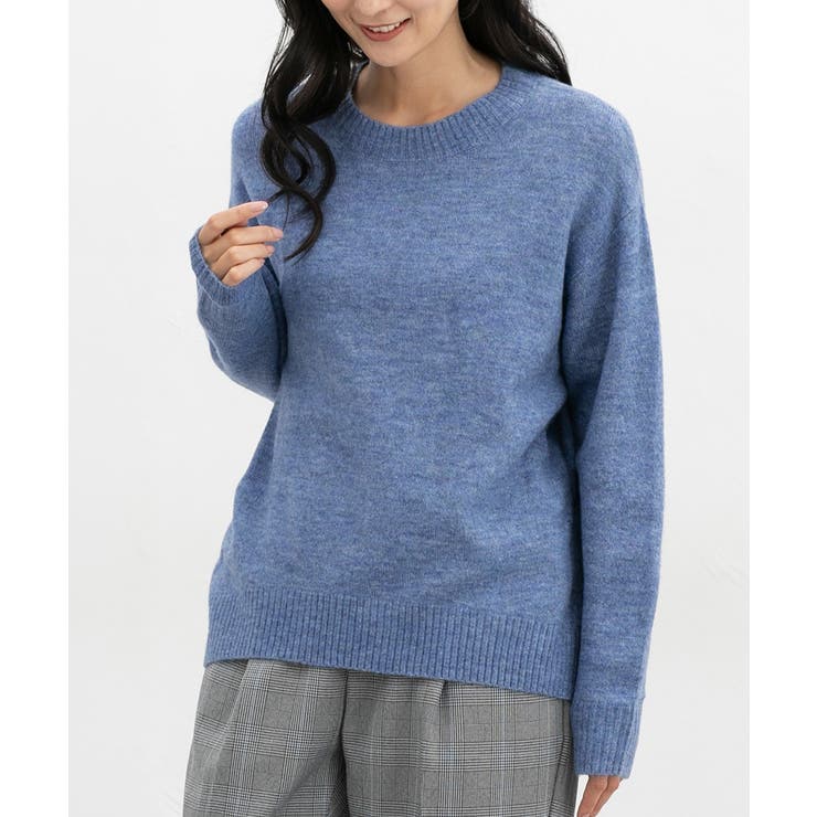 杢ブルー | トップス ニット セーター | Honeys