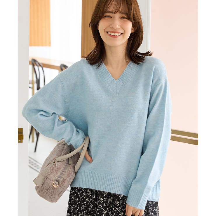 杢サックス | トップス ニット セーター | Honeys