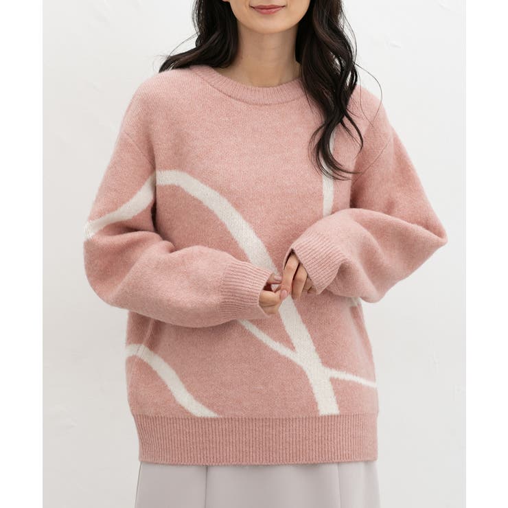 濃ピンク | トップス ニット セーター | Honeys