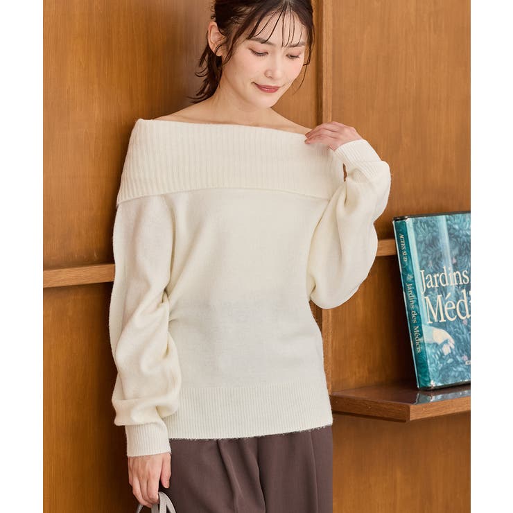アイボリー | トップス ニット セーター | Honeys