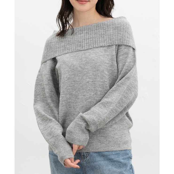 杢グレー | トップス ニット セーター | Honeys