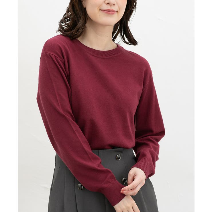 ボルドー | トップス ニット セーター | Honeys