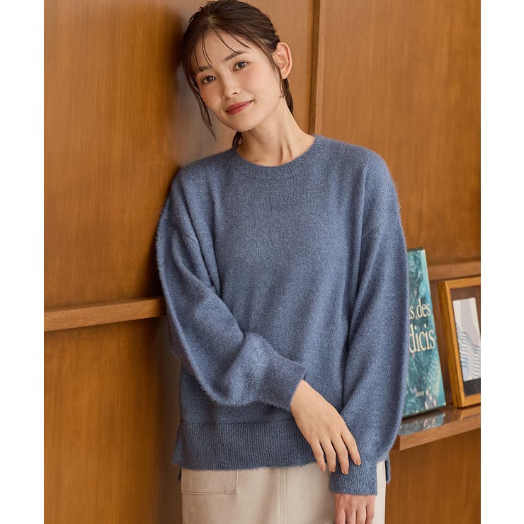 スモーキーブルー | トップス ニット セーター | Honeys