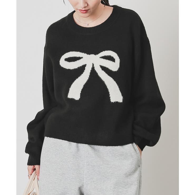 ブラック | トップス ニット セーター | Honeys