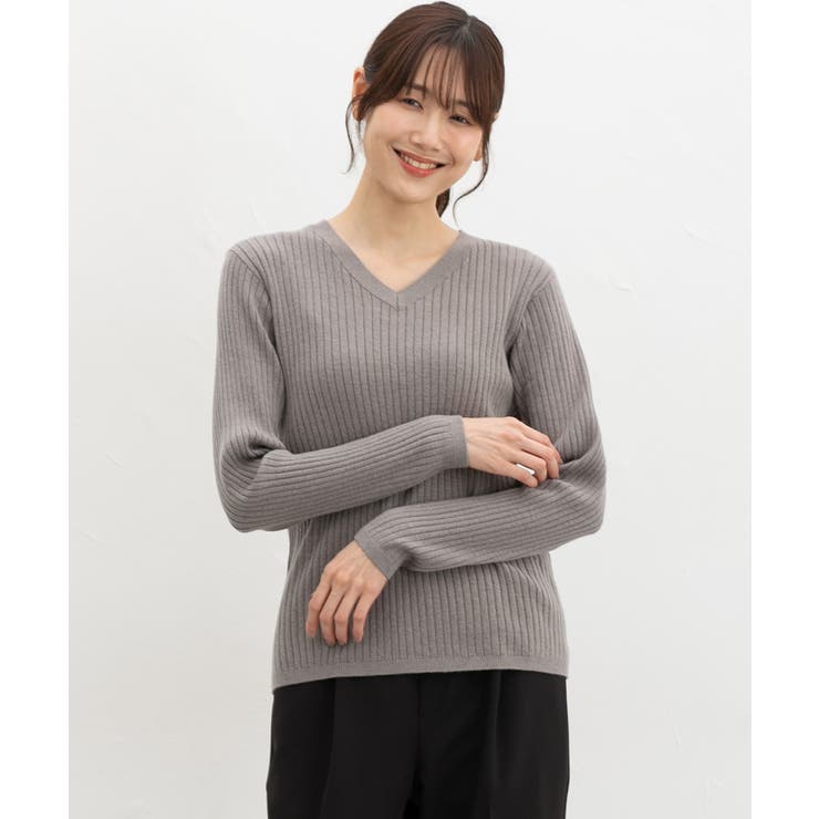 杢グレー | トップス ニット セーター | Honeys