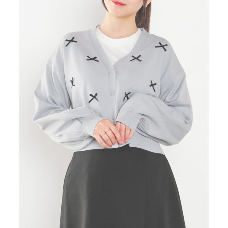 トップス カーディガン 長袖 | Honeys | 詳細画像11 