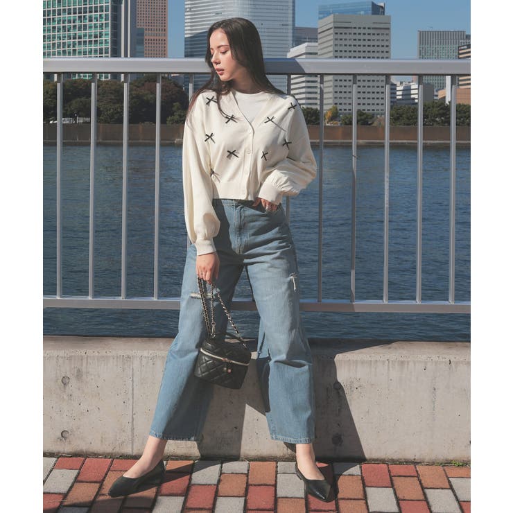 トップス カーディガン 長袖 | Honeys | 詳細画像12 