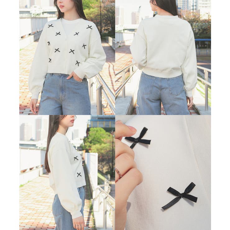 トップス カーディガン 長袖 | Honeys | 詳細画像13 