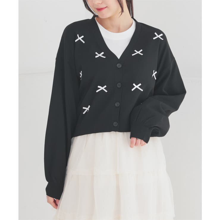 トップス カーディガン 長袖 | Honeys | 詳細画像7 