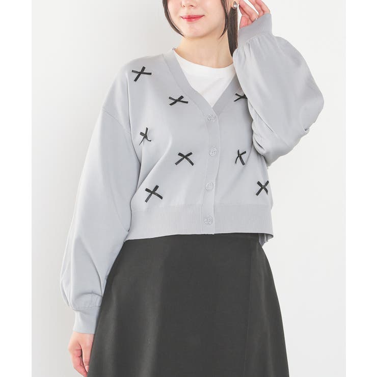 ライトグレー | トップス カーディガン 長袖 | Honeys