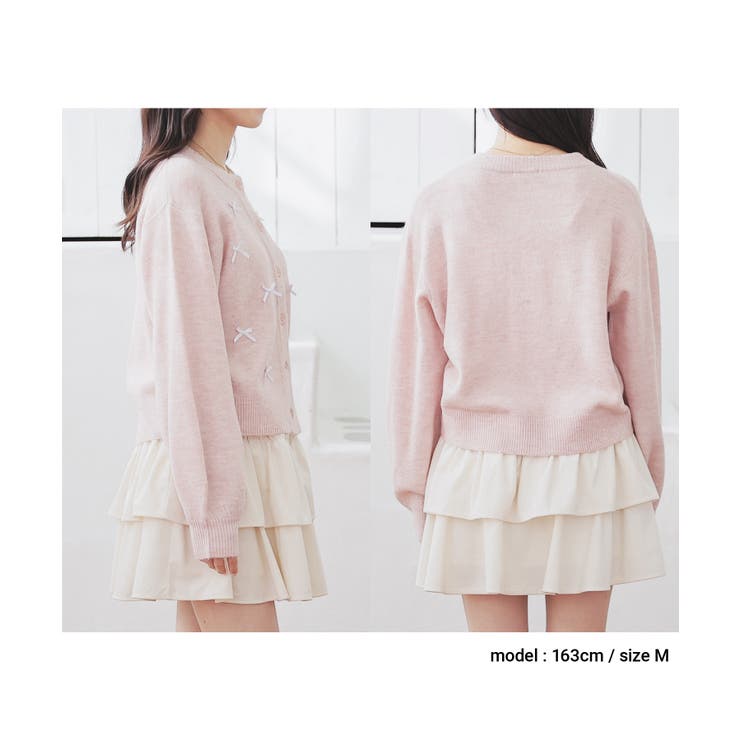 トップス カーディガン 長袖 | Honeys | 詳細画像11 