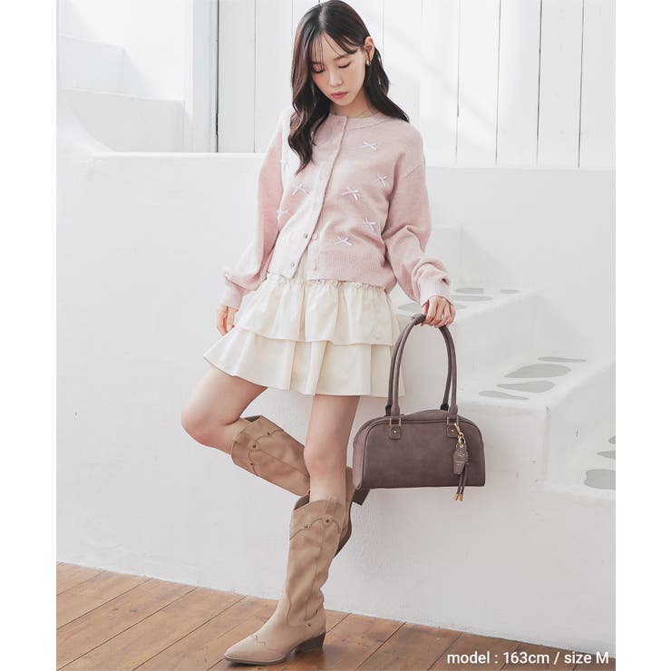 トップス カーディガン 長袖 | Honeys | 詳細画像3 